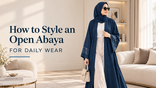 How to Style an Open Abaya for Daily Wear